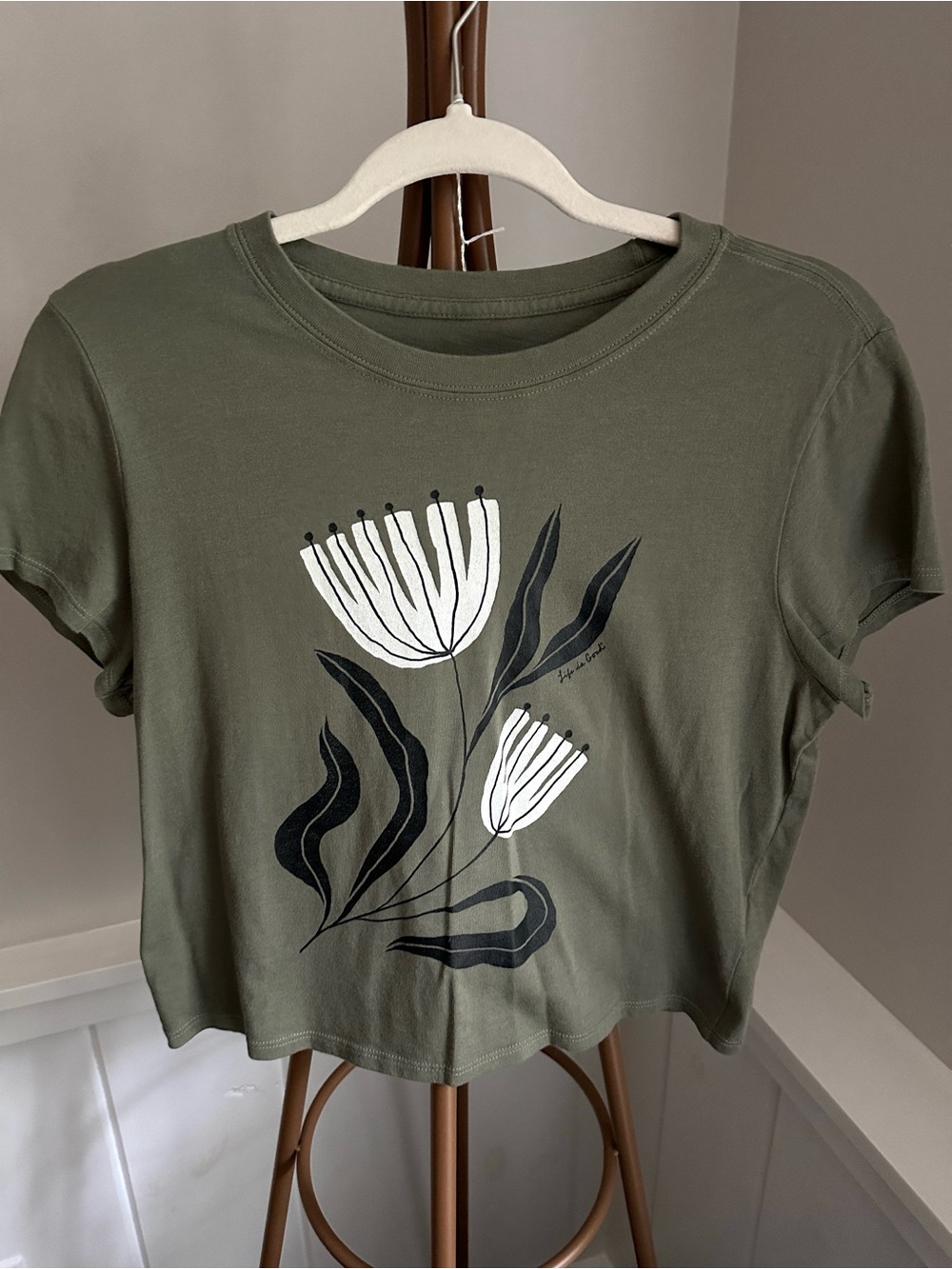 Life is Good Cropped Tee